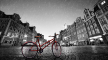 雨の日の自転車通勤